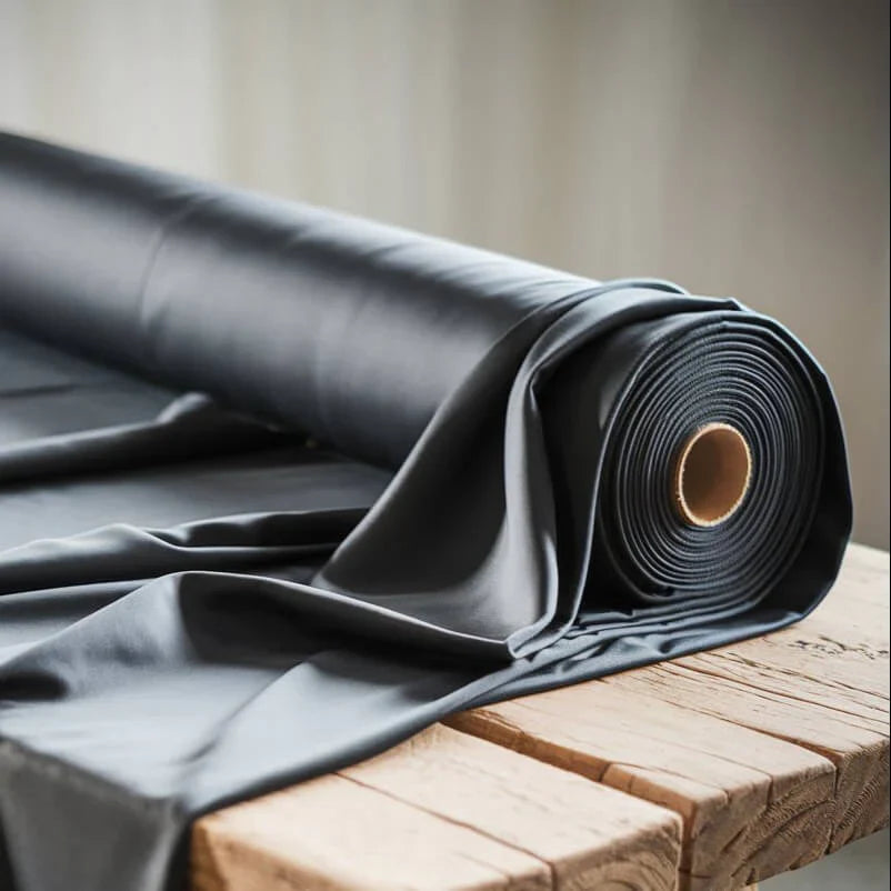 Schwarze polsterstoffe