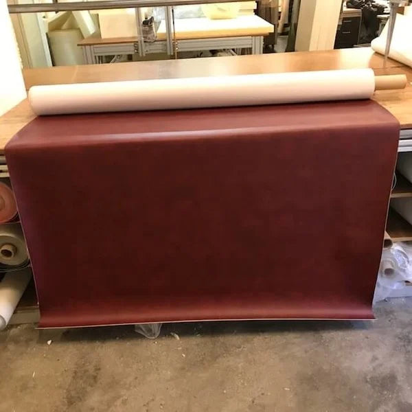 Polsterstoff Kunstleder Skai Bordeaux rot meliert 29