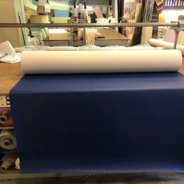 Polsterstoff Kunstleder Skai Königsblau 38