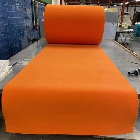 schaumstoff meterware 1cm dicke orange
