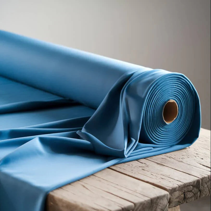 Blaue polsterstoffe