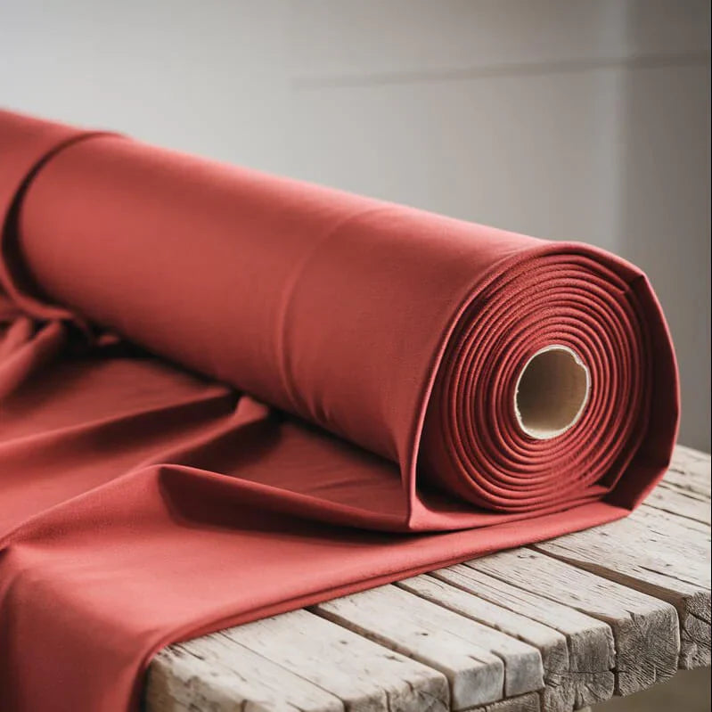 Rote polsterstoffe