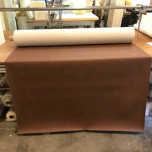 Polsterstoff Kunstleder Skai Braun meliert 55