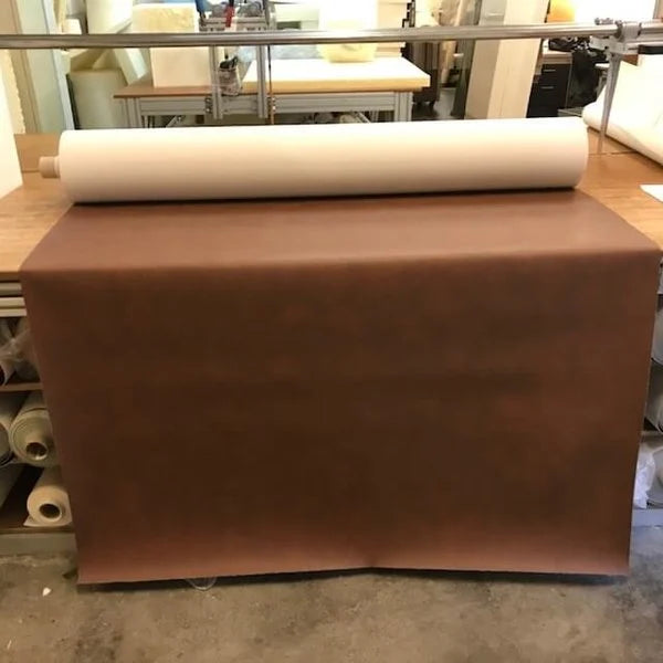 Polsterstoff Kunstleder Skai Braun meliert 55